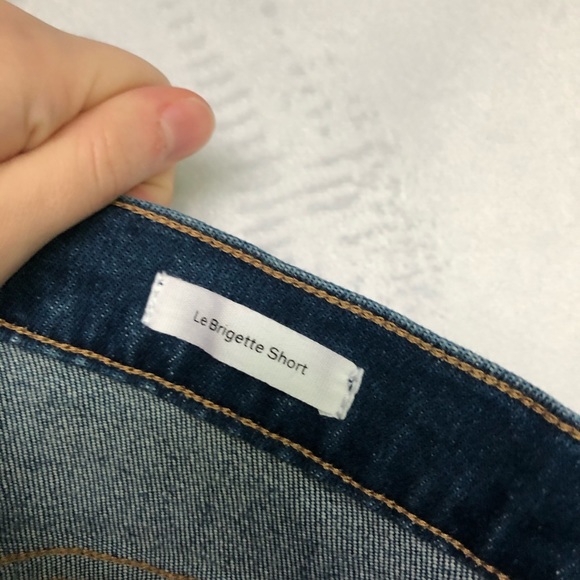 FRAME NWT Le Bridgette Longwater Shorts - Picture 5 of 10